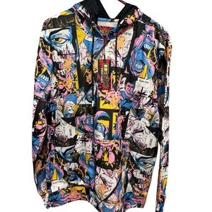 Vibrant Graphic Hoodie Size (M)